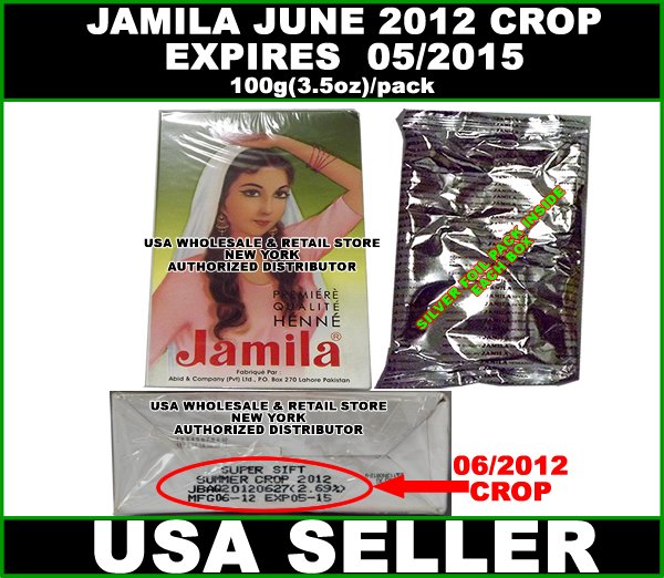 2012 Crop Jamila Henna Mehndi Powder Body Art Quality Fine Shifted